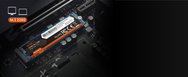 MT34 PCIe Gen3 x4 M.2 2280 SSD-Moment Semiconductor, Inc.