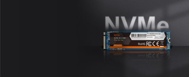 MT34 PCIe Gen3 x4 M.2 2280 SSD-Moment Semiconductor, Inc.