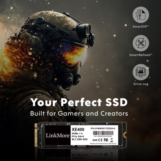XE400 PCIe Gen4 x4 M.2 2280 SSD-Moment Semiconductor, Inc.